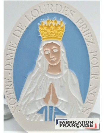 Cavalletto della Vergine Coronata - resina tono alabastro