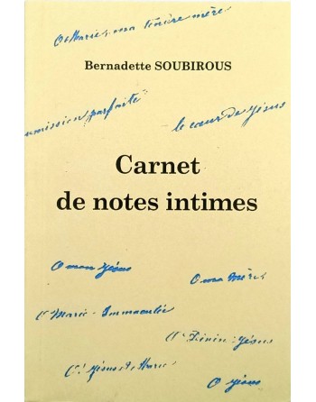 CUADERNO DE NOTAS ÍNTIMAS (segunda edición aumentada) - edición en francés