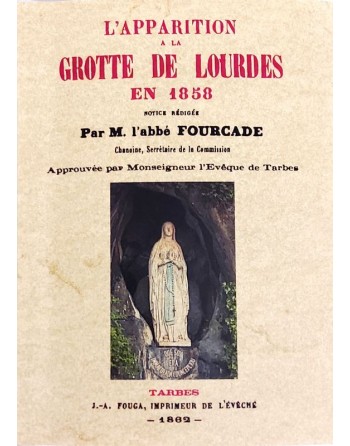 Apparition at the Grotto of Lourdes in 1858