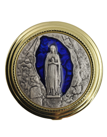Custódio para hostie - Nossa Senhora de Lourdes