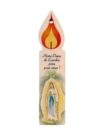Vela de madeira - Nossa Senhora de Lourdes