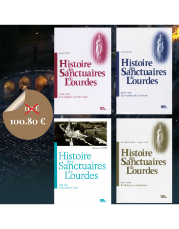 Histoire des Sanctuaires de Lourdes - le lot des 4 volumes