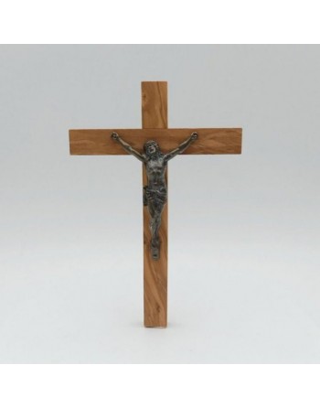 Olive crucifix - 18 cm