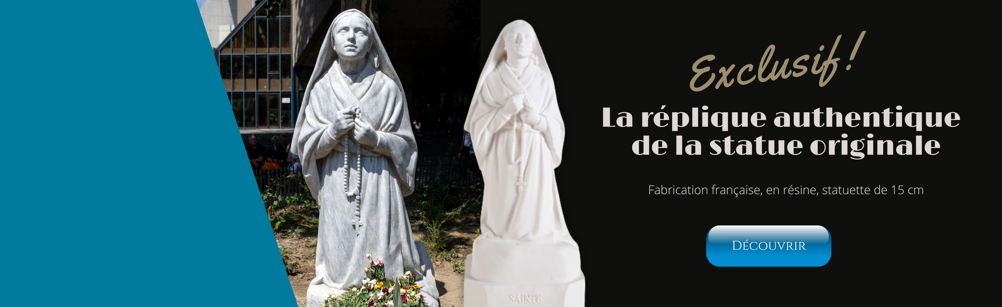 Statue "Bernadette en extase"